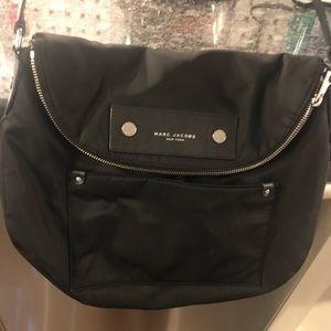 Marc Jacobs nylons cross body bag.. BLACK